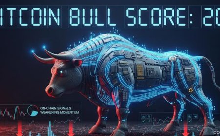 Bitcoin’s Bull Score Drops to 20 — On-Chain Signals Indicate Weakening Momentum