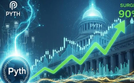 Pyth (PYTH) Surges ~90% After U.S. Commerce Taps It for On-Chain GDP Data Distribution