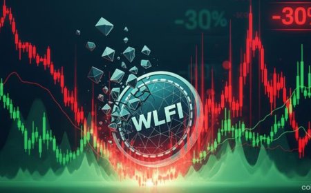 WLFI Token Crashes Approximately 30% Following Volatile Trading Debut