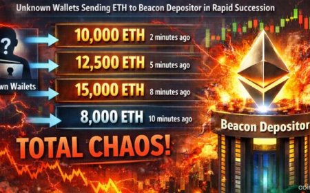 Ethereum Slides as Massive Whale Activity Triggers Short-Term Selling Pressure