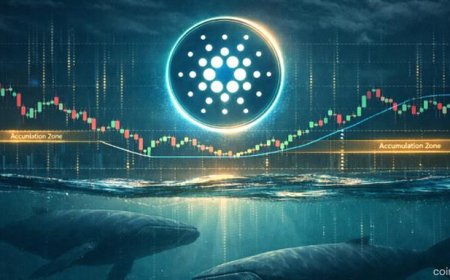 Cardano Slips to Range Lows as ADA Whales Accumulate Below $0.35