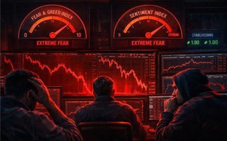 Crypto Market Sentiment Plunges Into Extreme Fear as Selling Pressure Intensifies