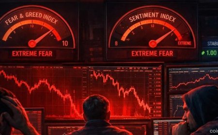 Crypto Market Sentiment Plunges Into Extreme Fear as Selling Pressure Intensifies