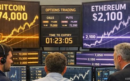 $2.9 Billion in Bitcoin and Ethereum Options Expire Today as Traders Eye $74K and $2.1K Levels