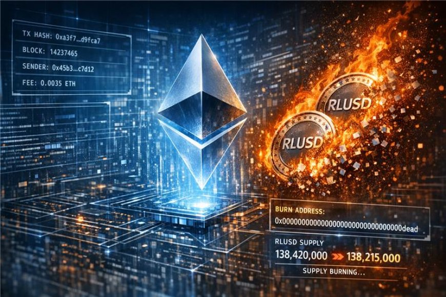 RLUSD Burn Alert: 25 Million Tokens Permanently Removed on Ethereum Network