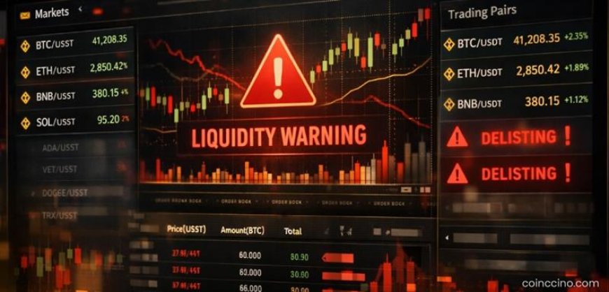 Binance Removes Multiple Altcoin Trading Pairs From Spot Market
